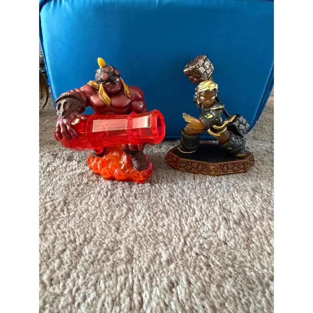 Skylanders Trap Team Ka-Boom and Imaginators Barbella Figure Fire Earth Element